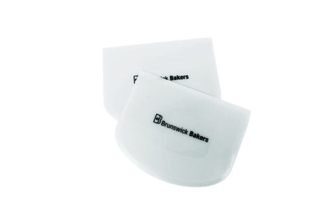 White Dough Scraper - Size: 13.5 X 9.5cm