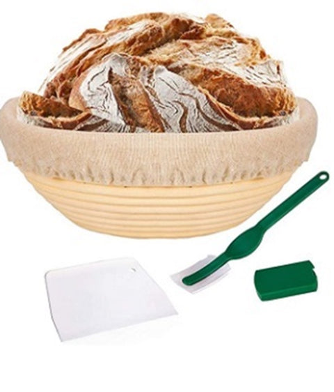 Round 23cm Bread Banneton Set
