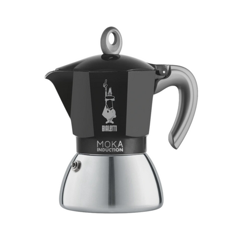 New Moka Induction Black 6 Cups