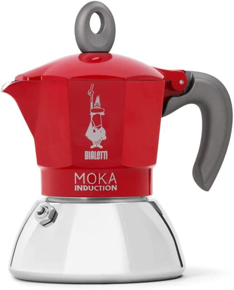 Moka Induction Red 2 Cup