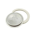 1 Silicon Gasket   1 Filter 3/4 Cups - Aluminium