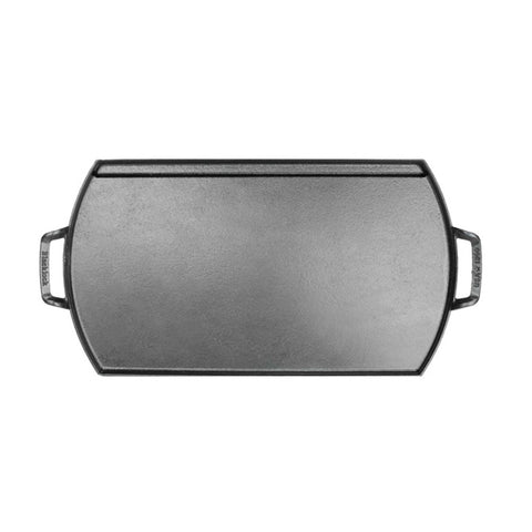 Blacklock Triple Seasoned Cast Iron Double Burner Griddle