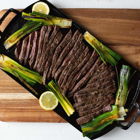 Blacklock Triple Seasoned Cast Iron Double Burner Griddle