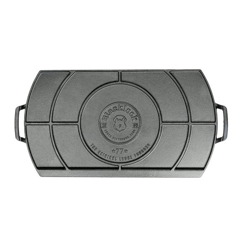 Blacklock Triple Seasoned Cast Iron Double Burner Griddle