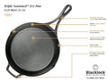 Blacklock Triple Seasoned Cast Iron 10.25 Inch Skillet