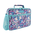 Insulated Crew Lunch Bag with Bottle Holder / Boho Rainbows
