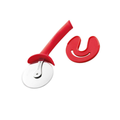 Spectrum Pizza Cutter Red