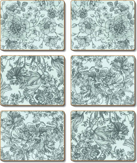 Floral Engraving Placemats