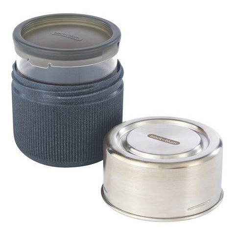 Black + Blum Glass Lunch Pot Small 450Ml Slate