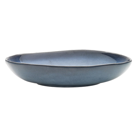 Ottawa Indigo Shallow Bowl