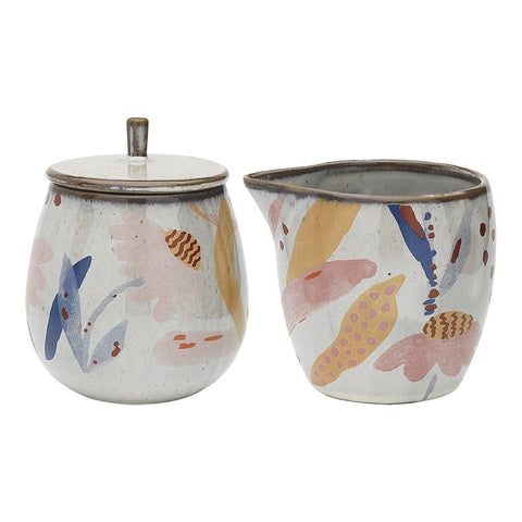 Paper Daisies Sugar & Creamer Set