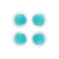 Watercolour Set of 4 Coasters Aqua