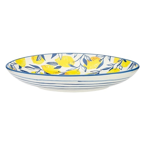 Punch Large Shallow Bowl 31 X 5.5Cm Lemon