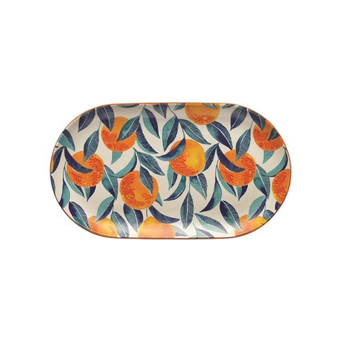 Punch Medium Oval Platter 32 X 18 X 2.5Cm Orange