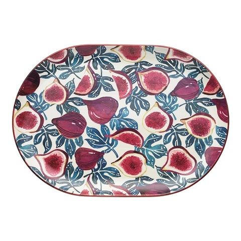 Punch Large Oval Platter 40.5Cm Fig
