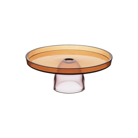 Gateaux Cake stand 31cm tan/pink