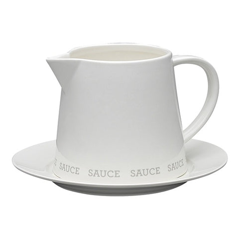 Abode Gravy Boat & Plate