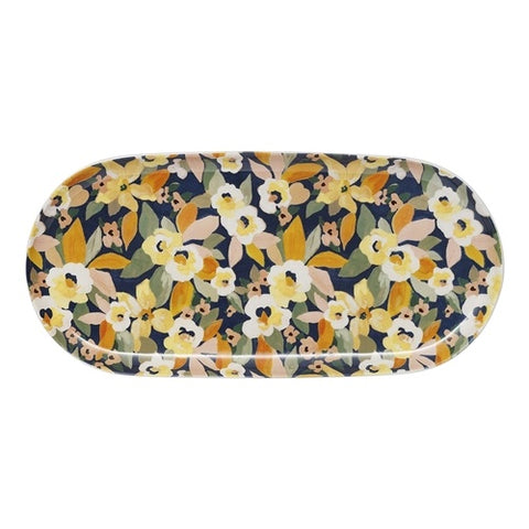 Impatiens Oval Platter 33cm