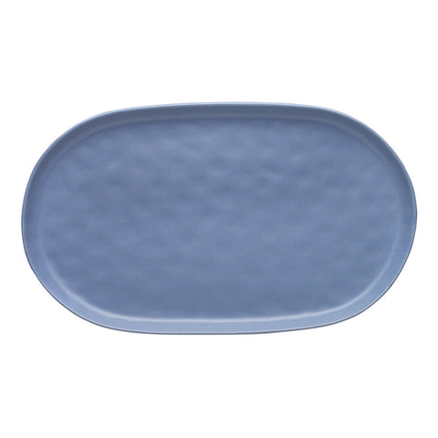 Speckle Cornflower Oval Platter