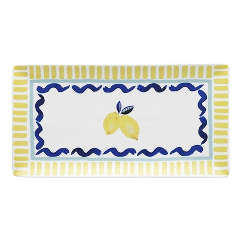Riviera Rectangle Plattr Lemon