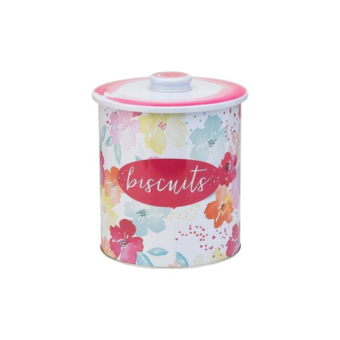 Summer Bloom Biscuit Tin 19cm