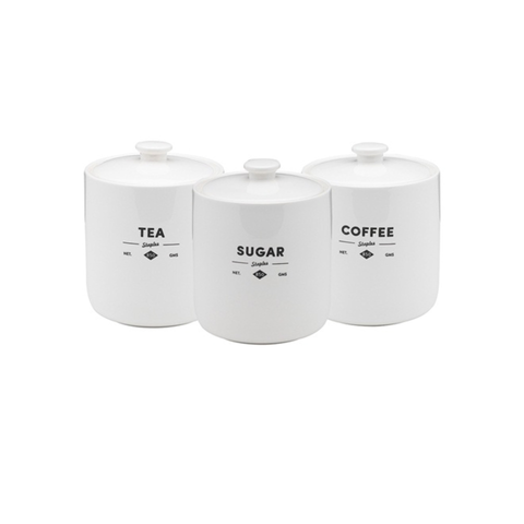 Staples Foundry Set of 3 Canisters 12cm X 15cm