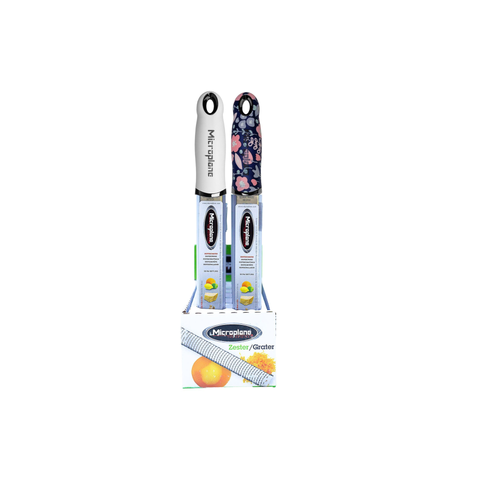 Zester Grater CDU/12 - White & Floral