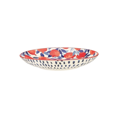 Punch Large Shallow Bowl 31 X 5.5Cm Pomegranate