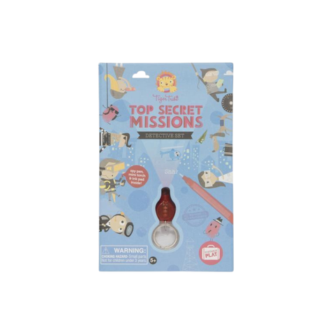 Tiger Tribe Activity Sets - Creative Kits - Top Secret Missions - Detective Set