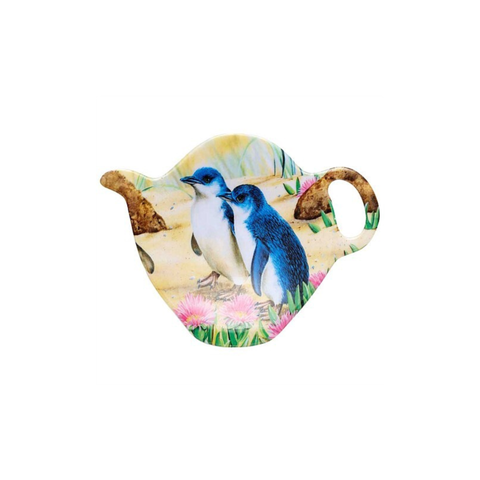 Australian Bird & Flora Penguin & Iceplant Tea Bag Holder