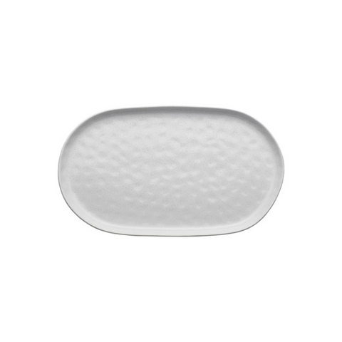 Speckle Milk Oval Serving