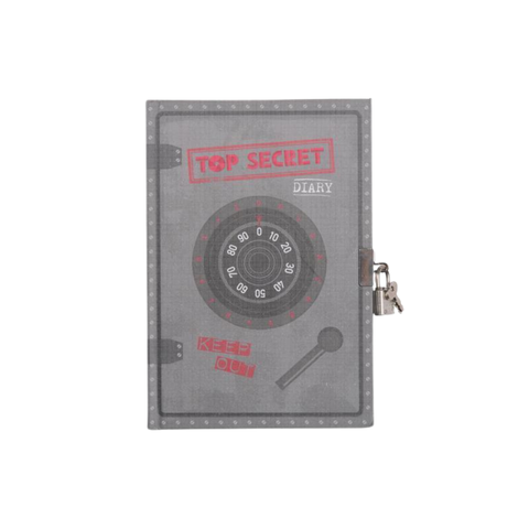 Tiger Tribe Small & Fun - Lockable Diaries - Top Secret