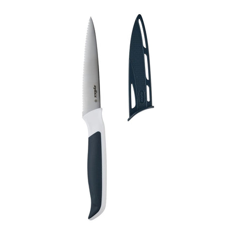 Comfort Serrated Paring Knife with Cover - 10.5cm
