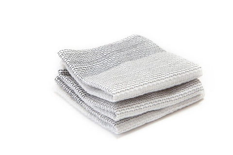 Tidy Dish Cloths Grey Set/3