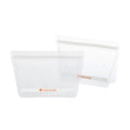 Ziptuck Reusable Snack Bags Clear Set/2 400ml