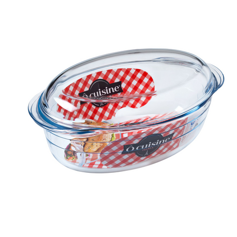 Oval Casserole With Lid (33x20cm) - 4L