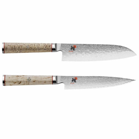 5000MCD Knife 2pc Set (Santoku, Shotoh)
