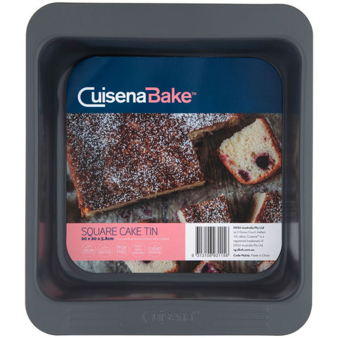 Square Cake Tin - 20cm -Cuisena