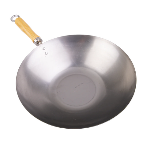 Carbon Steel Stir Fry Pan / Wok - 30Cm