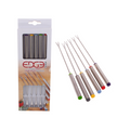 Fondue Forks - Stainless Steel Handle Set 6