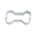 Dog Bone Cookie Cutter 9cm - White