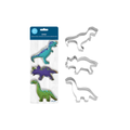 Stainless Steel Dinosaur Cookie Cutter Set 3