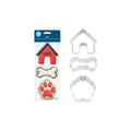 Stainless Steel Dog Cookie Cutter Set 3