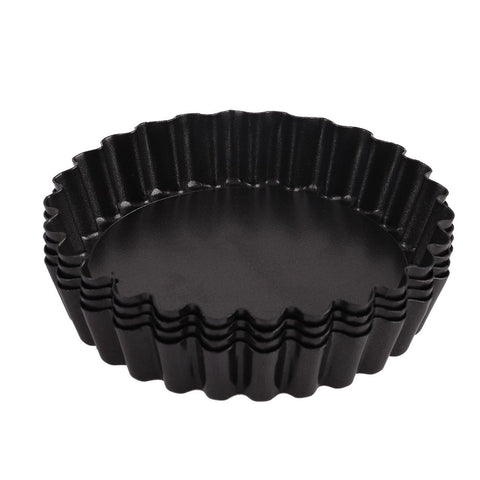 Non-Stick Quiche Pan Loose Base 10Cm Dia. X 2Cm Set 4