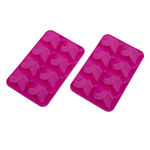 Unicorn 8 Cup Chocolate Mould Set 2 - Pink