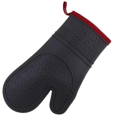 Silicone Oven Glove - Charcoal / Charcoal