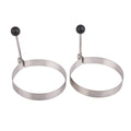 Stainless Steel Egg Rings Set 2
