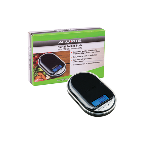 Pocket Digital Scale 0.02g/200g - Black