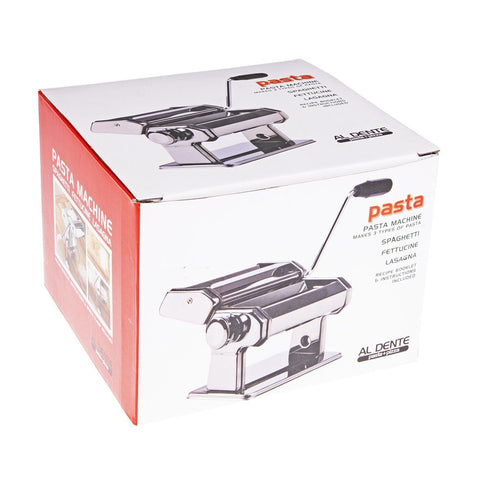 Pasta Machine with Detachable Cutters 150mm - Chrome