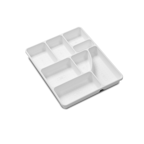 Basic Junk Drawer Organiser 37.6 X 31.2 X 4.8cm - White